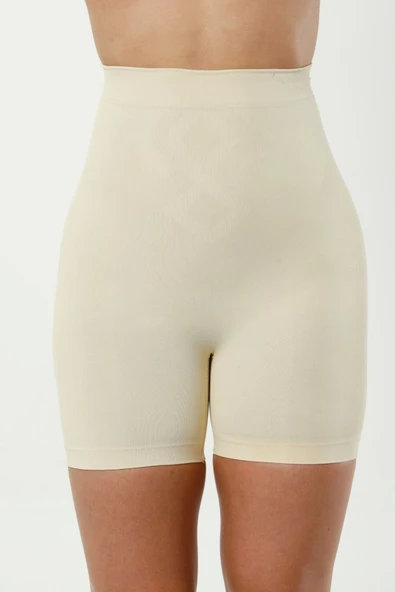 Lazer Kesim Sıkılaştırıcı Toparlayıcı İz Göstermeyen Kaymaz Silikon Dikleştirici Şekillendirici Mini Şort Korse - Resim 4