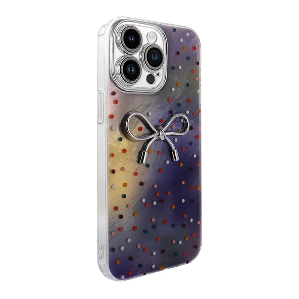 iPhone 14 Pro Max Kılıf Kamera Korumalı Figürlü Ponti Silikon Kapak - Resim 6