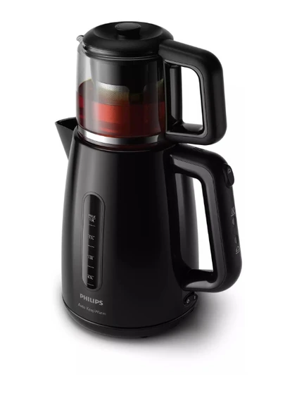 PHİLİPS HD 7301 ÇAY MAKİNESİ CAM DEMLİKLİ 1700 W ÇAYDANLIK ÇAYCI KETTLE - 2
