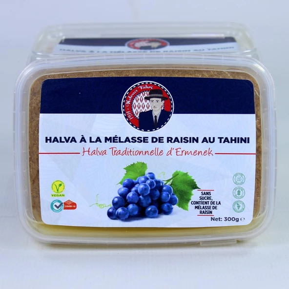 Şekersiz Kuru Üzüm Pekmezli Ermenek Helvası 300 g