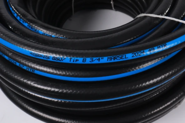 3/4 Thermo Iplikli Kauçuk Bahçe Hortumu (İç çap 19 mm )- 50 metre