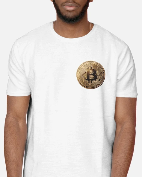 Bitcoin Minimal  Kripto Tutkunlarına Özel Erkek Tişörtü