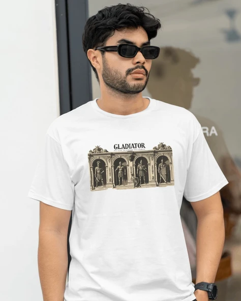 Gladiator  Antik Roma Tarzı Erkek Tişörtü