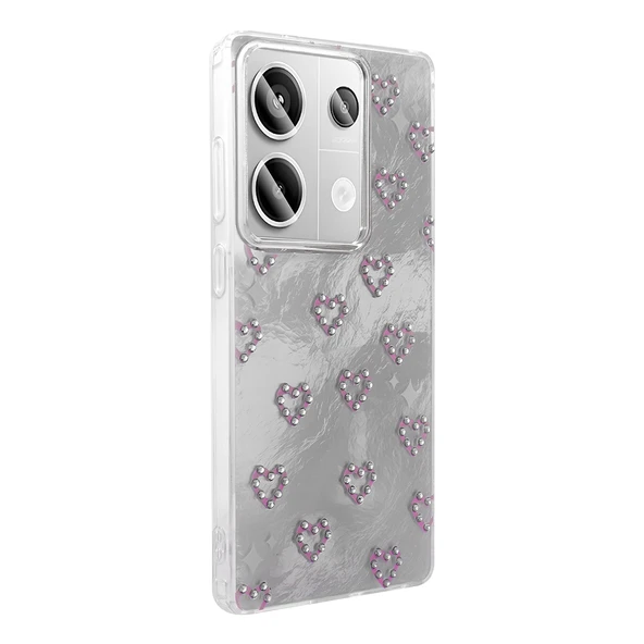 Xiaomi Redmi Note 13 Pro 4G Kılıf Kamera Korumalı Figürlü Ponti Silikon Kapak - Resim 8