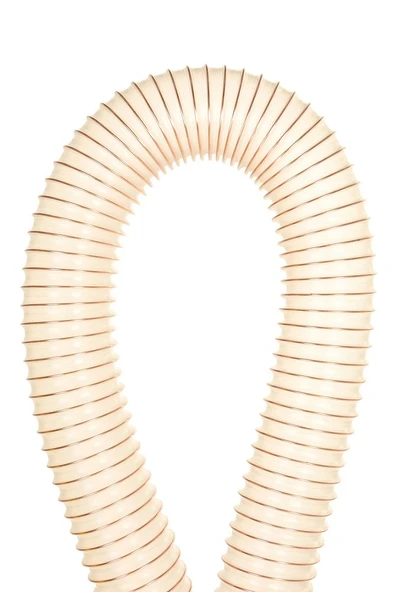 Poliüretan Bakır Telli Şeffaf Hortum (İç çap  80 mm) ( boy 10 mt ) Pu 070 Toz Talaş Emiş - 4