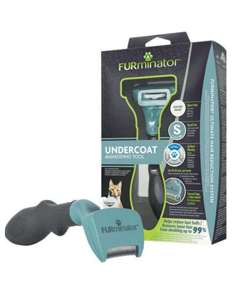 Furminator Short Hair Kısa Tüylü Kedi Tarağı - Small