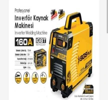 Sgs Profesyonel İnvertör Kaynak Makinesi, 160A