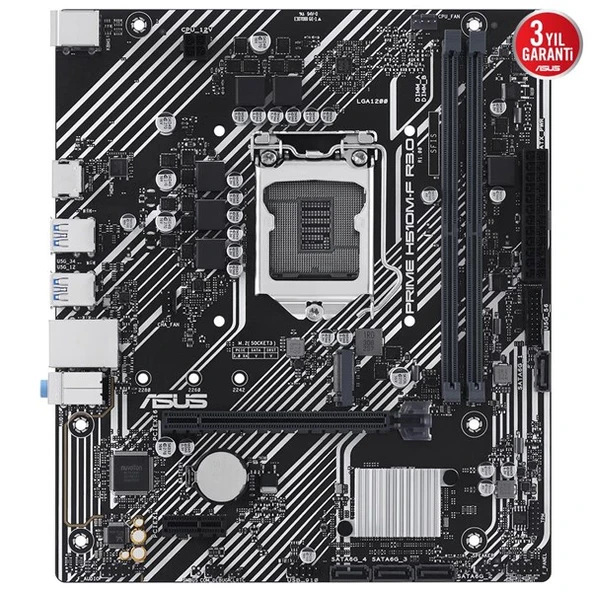ASUS PRIME H510M-F R3.0 CSM DDR4 HDMI PCIE 3.0 1200p v2 - 2