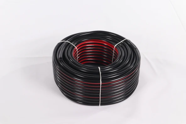Örgülü LPG Hortumu Siyah (İç çap 8mm ) (50Metre)