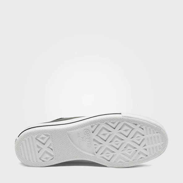Converse Chuck Taylor All Star Lift Unisex Siyah Deri Platform Sneaker 561681C - 8
