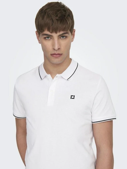 Only Sans Fletcher Polo Yaka Erkek Tişört 22024827 - 4