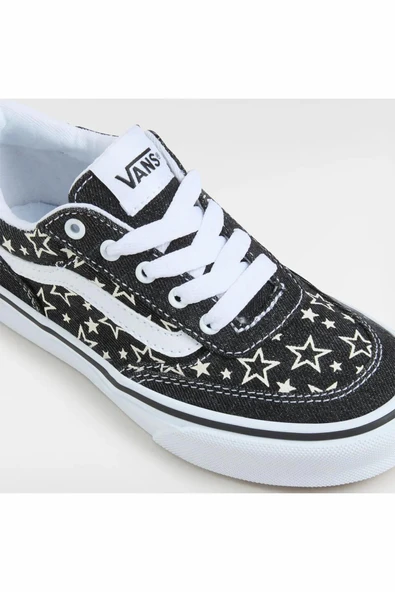 Vans Brooklyn LS Stars Black Çocuk Ayakkabı VN000D8SBLK1 - 3
