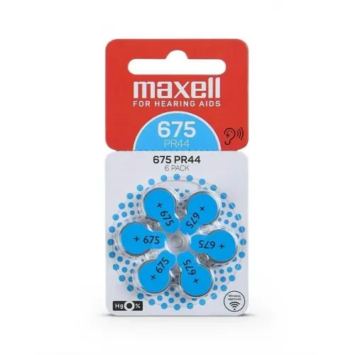 Maxell 675 Kulaklık Pili 6lı Blister