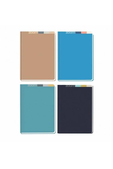 Keskin Color Zoom 20x28 Cm Sert Kapak Dikişli Defter Çizgili 160 Yp