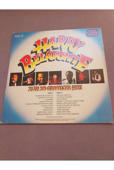 Escoines Koleksiyon 3996367eb0b9300b98 Harry Belafonte – Zijn 20 Grootste Hits vinyl 33lük plak - 8