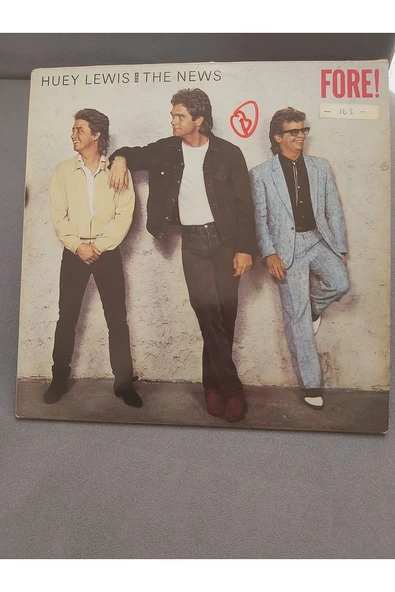 Escoines Koleksiyon 3996367eb1362796de 1986 Huey Lewis The News Vinyl 33lük plak - Resim 5