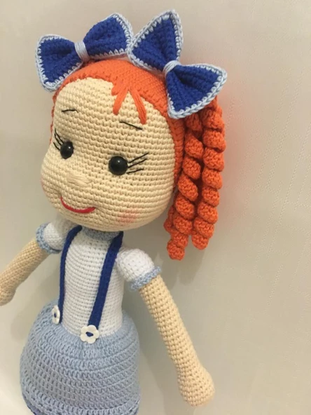 Şirin Lale Bebek Amigurumi Organik Oyuncak - 3