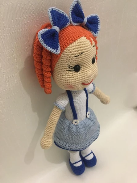 Şirin Lale Bebek Amigurumi Organik Oyuncak - 2
