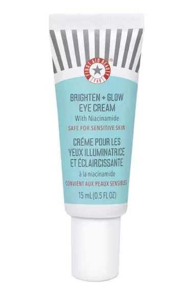 First Aid Beauty Brigthen + Glow - Niasinamid İçeren Aydınlatıcı Göz Çevresi Kremi 15 ml