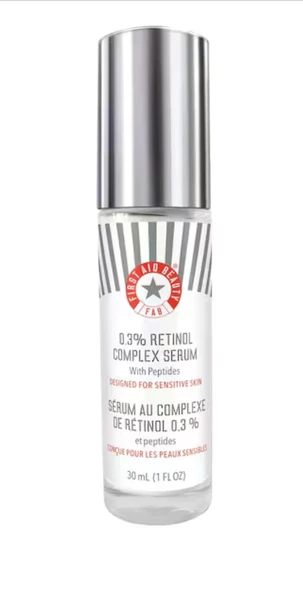 First Aid Beauty Serum Retinol Complex - Retinol %0,3 + Peptitler içeren Serum 30 ml