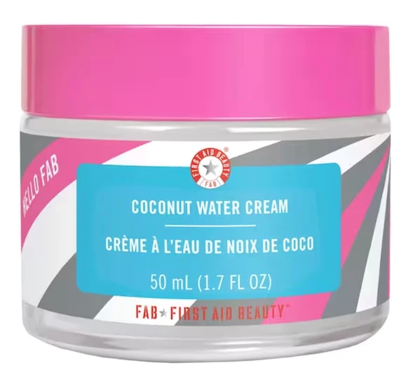 First Aid Beauty Hello FAB Coconut Water Cream Hindistan Cevizi Suyu İçeren Nemlendirici Krem 50 ml