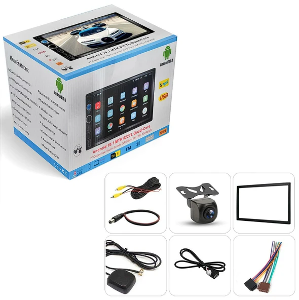 TWOGO GO-232AND Android Double Teyp 7 İnç 4x60 Watt 2+32GB - 2