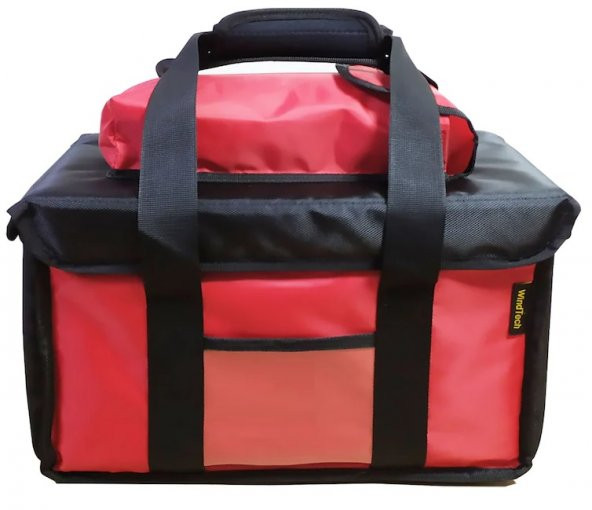 Motosiklet Kurye Arka Servis Çanta Soğuk Sıcak Isı Yalıtımlı Motor Çantası 40x30x35 Bagaj Ölçüleri - 2