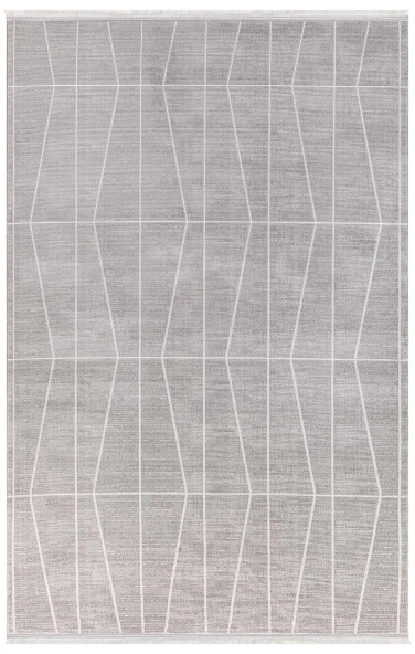 İpek Halı Kişiye Özel Ölçü Sihir Koleksiyonu 17419 Gri 120 x 300 cm