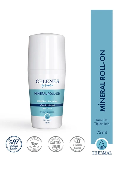 Celenes Thermal Roll-On Pudrasız Tüm Cilt Tipleri 75ml