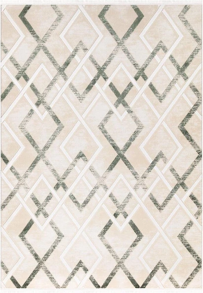 İpek Halı Salon Halısı 200x300 Gaspara 14902 Yeşil