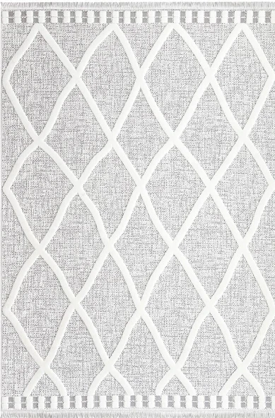 İpek Halı Kişiye Özel Ölçü Yolluk Halısı 100x250 Almond 11405 Gri