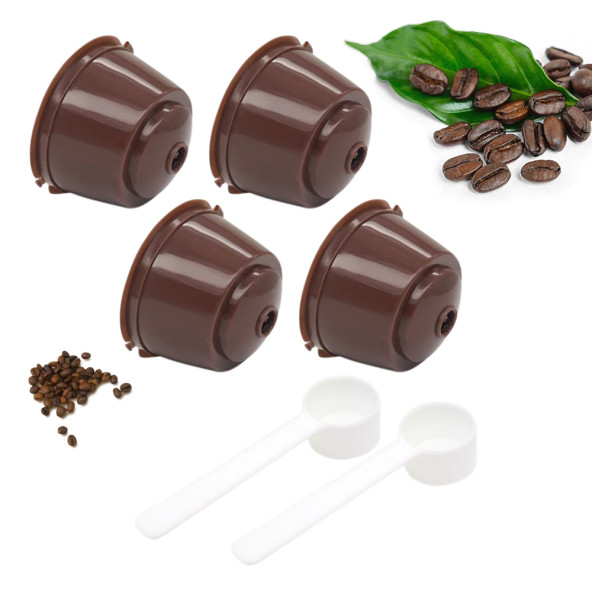 4 Adet Doldurulabilir Dolce Gusto Kahve Kapsülü ( Yıkayıp Tekrar Kullanabilirsiniz.) - 5