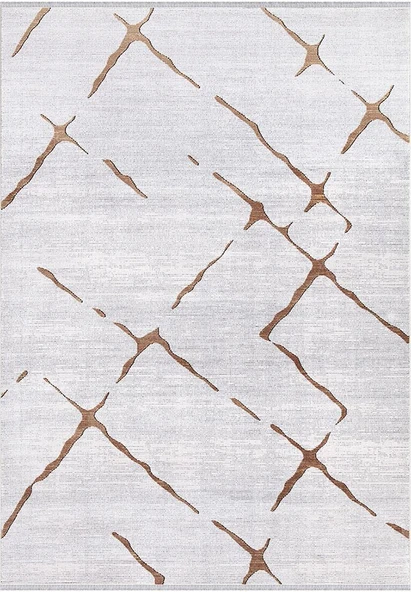 İpek Halı Özel Ölçü Oda Halısı 120x350 Roxanne 17171 Gri