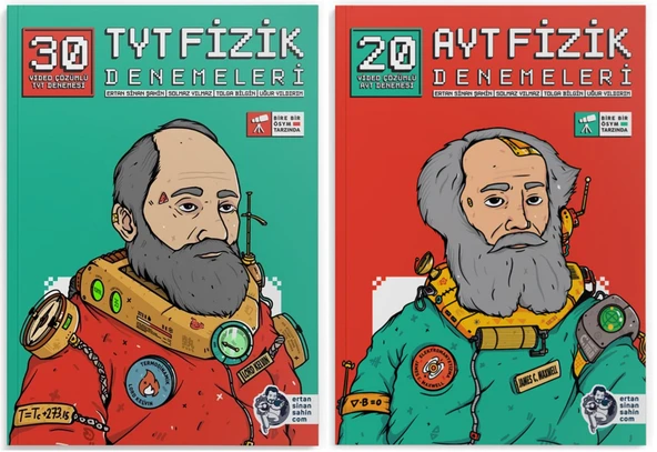 Ertan Sinan Şahin 2025 Tyt Fizik Soru + Deneme Seti 2 Kitap