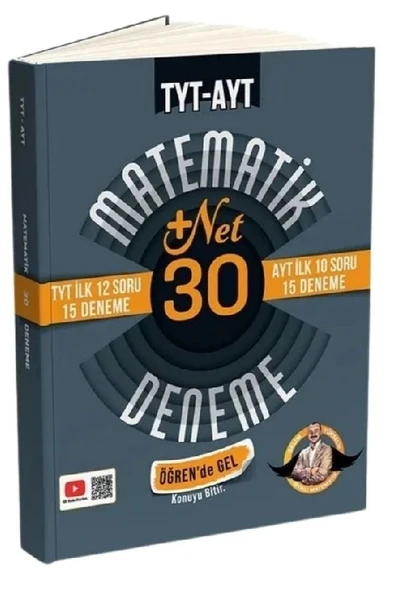 Bıyıklı Matematik 2025 Tyt Ayt Selim Yüksel 55 Günde Matematik +30 Net Deneme