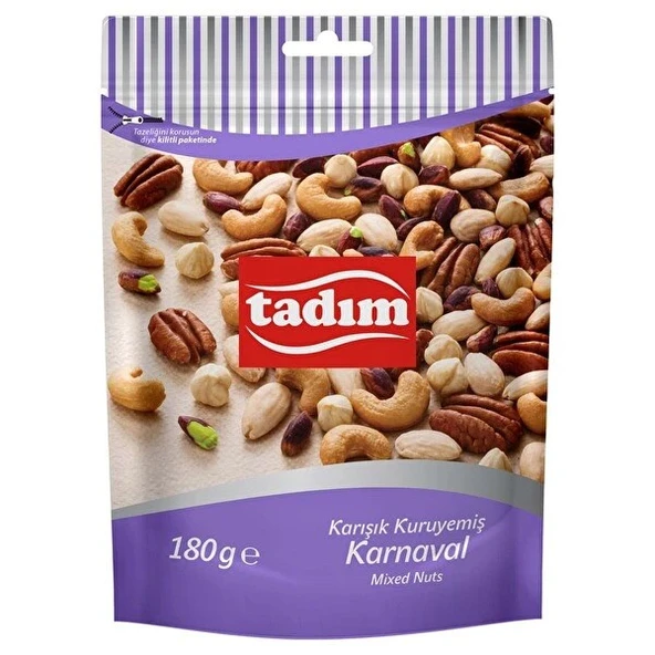 Tadım Karışık Kuruyemiş Karnaval 180 gr 2 li - 2