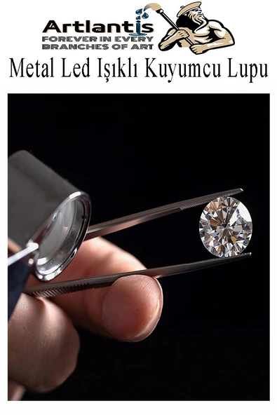 Işıklı Lup Büyüteç Mercek 30X Büyütme 21 mm 1 Adet 30X Kuyumcu Takı Lupu Paslanmaz Çelik Optik Kaliteli Taşınabilir Lup - 5