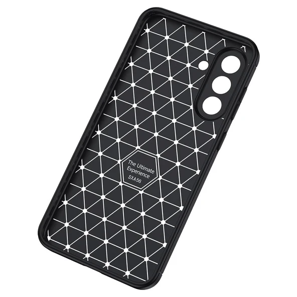 Samsung Galaxy A56 Kılıf Focus Carbon Silikon Kapak - 3
