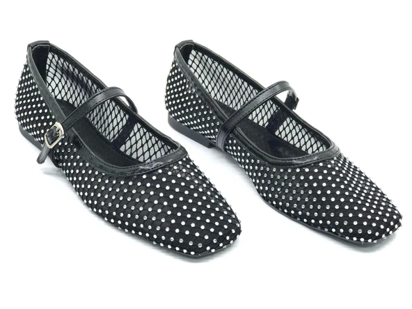 Feles Dantel Taş Detaylı Kadın Babet Ayakkabı - Resim 5