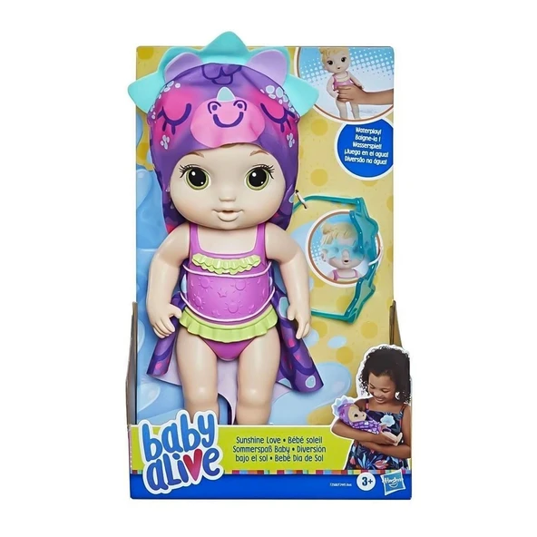 F2568 Baby Alive Sunshine Love Bebeğim +3 Yaş