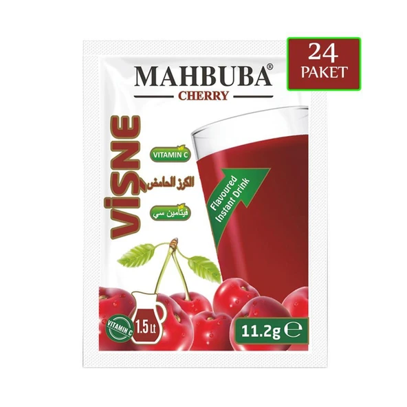 Mahbuba Vişne Aromalı Soğuk Toz İçecek 240x11.2gr - 2