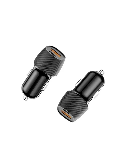 Busstier 38W PD & QC 3.0 Hızlı Şarj USB-C & USB-A Çift Çıkışlı Araç Şarj Adaptörü - 3