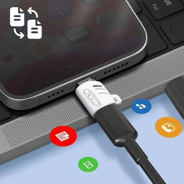 Busstier Micro USB - Lightning iPhone Dönüştürücü OTG Mini Adaptör - 2