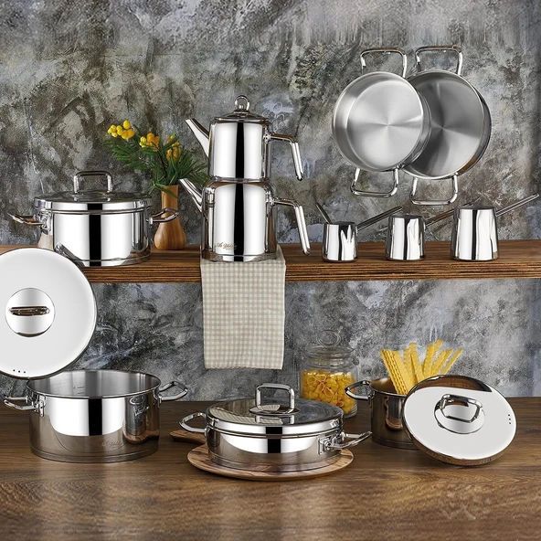 Aryıldız Vento Prestige Steel 20 Parça Ideal Set Ar20867