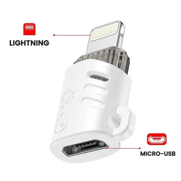 Busstier Micro USB - Lightning iPhone Dönüştürücü OTG Mini Adaptör - 3