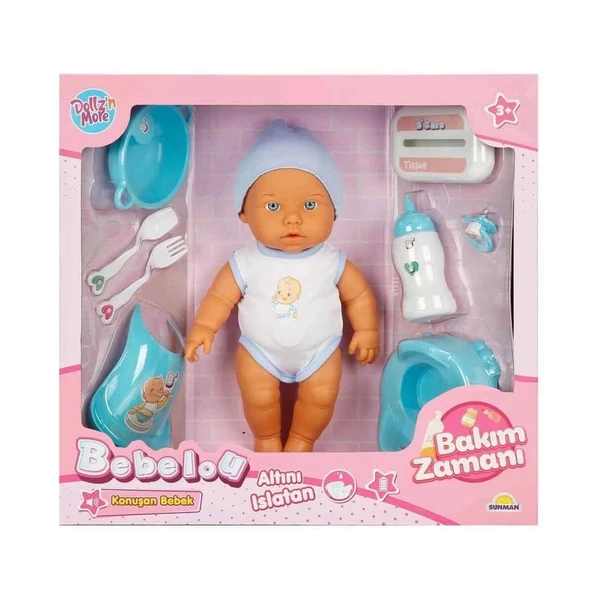 3823 Bebelou Bakım Zamanı Sesli Gülen Ağlayan Bebek 32 Cm -sunman - 2