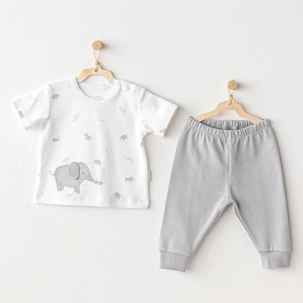 Andywawa Ac25809 Little King 2'li Takım Grey