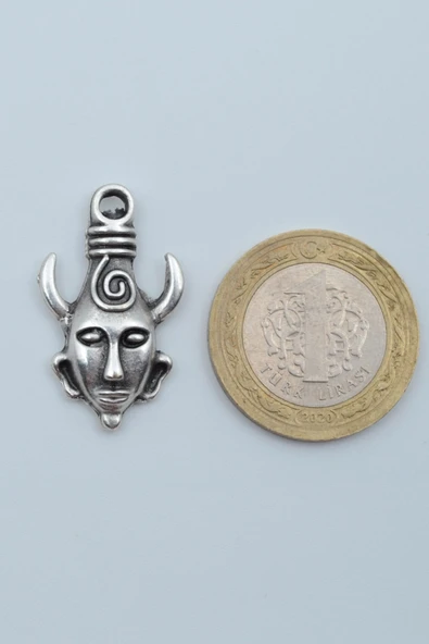 Supernatural - Dean Winchester Gümüş Kaplama Örme Zincir Kolye - Resim 4