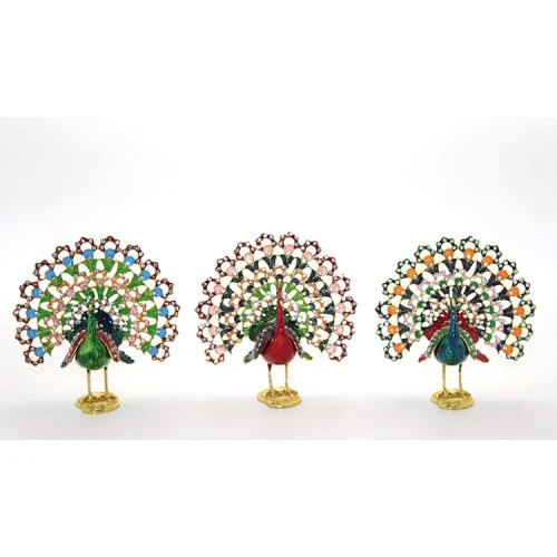 Periboia Swarovski Taşlı Tavuskuşu Model 5