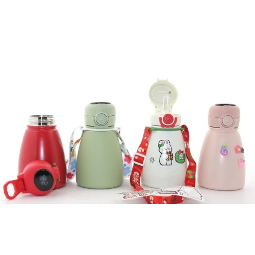 Periboia Dijital Göstergeli Çift Katmanlı Termos Suluk 500 Ml